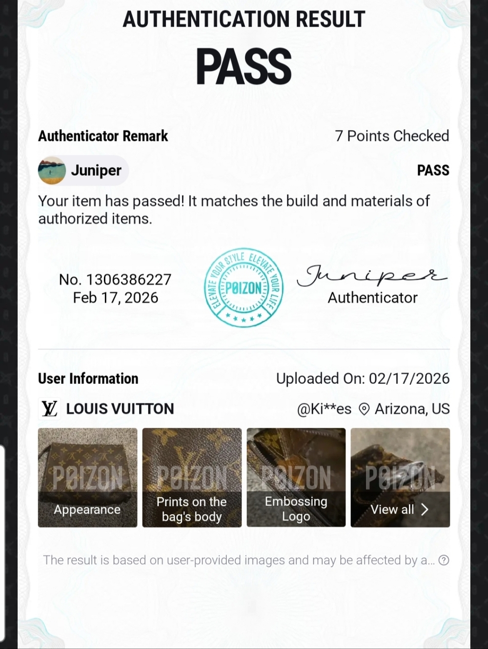 Louis Vuitton Toiletry Monogram Pouch Brown Canvas,unsure of model. - Picture 9 of 9